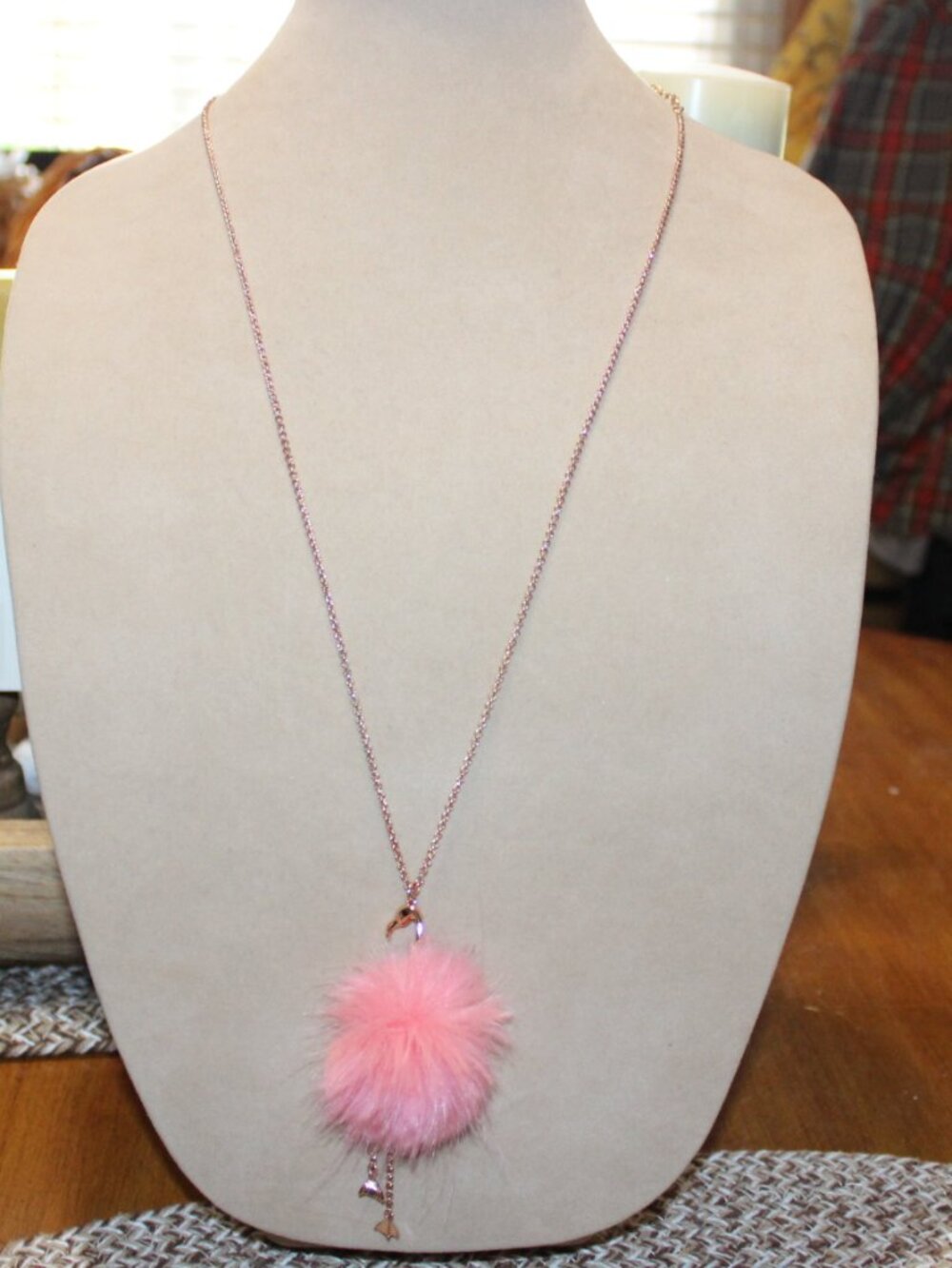 NWT Kate Spade New York "By the Pool " Flamingo necklace and earrings set.  FAB! - Picture 2 of 13